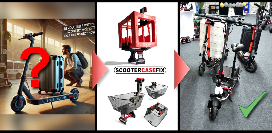 E-Scooter Gepäckträger Zubehör Geschenk